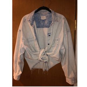 Cropped Jean Jacket